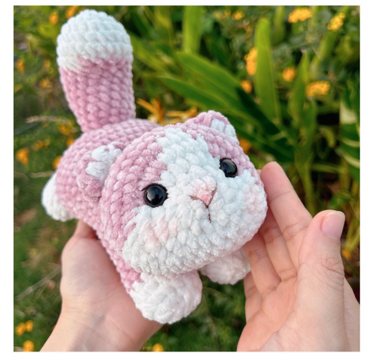 Fluffy Kitty Crochet PDF Pattern